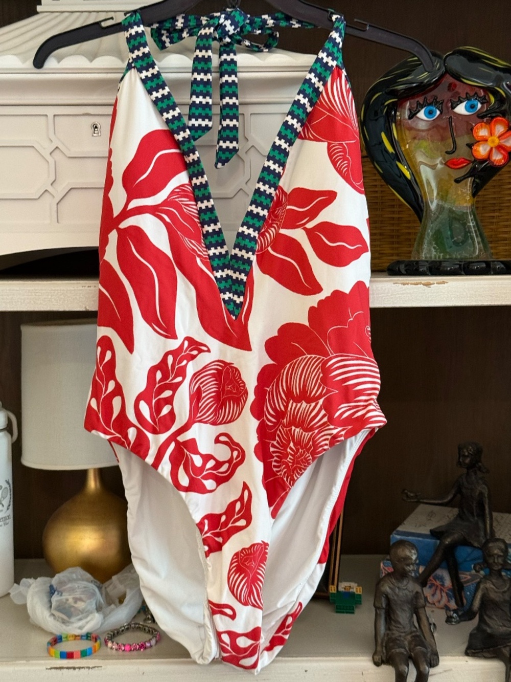 Celandine x Grace Gillespie Marcela plunged one piece swimsuit XL anthropologie - Picture 5 of 7